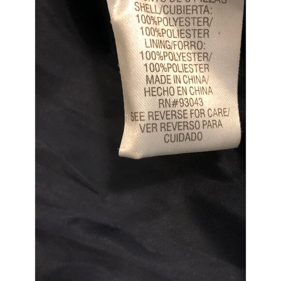 Maxie Klein Collections Women' Plus 20W Navy Blue Embroidered Long-Sleeve Blazer - Picture 6 of 9